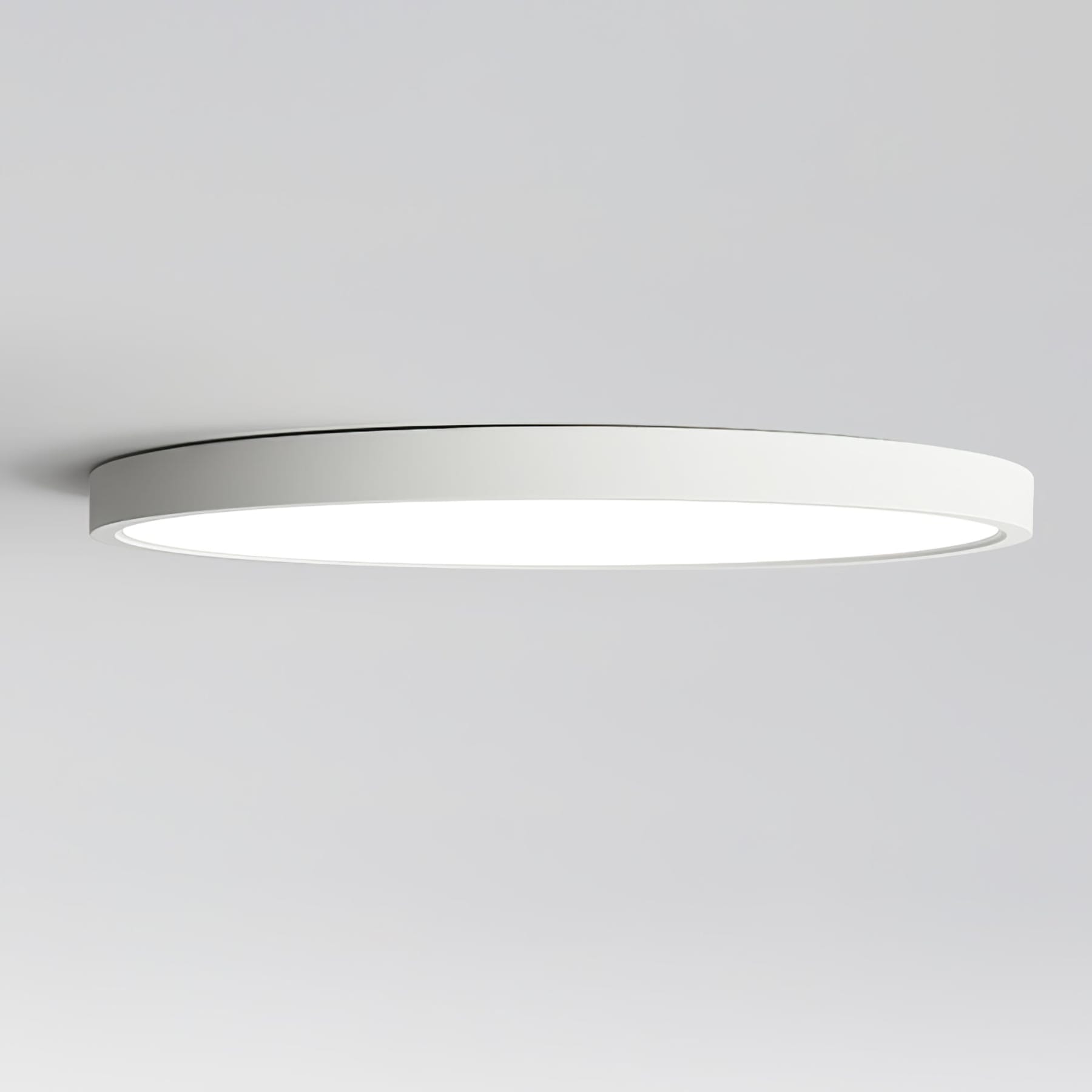 Minimalist Iron Flush Mount Ceiling Light With Slim Low-Profile Design — Ashbury Home & Living