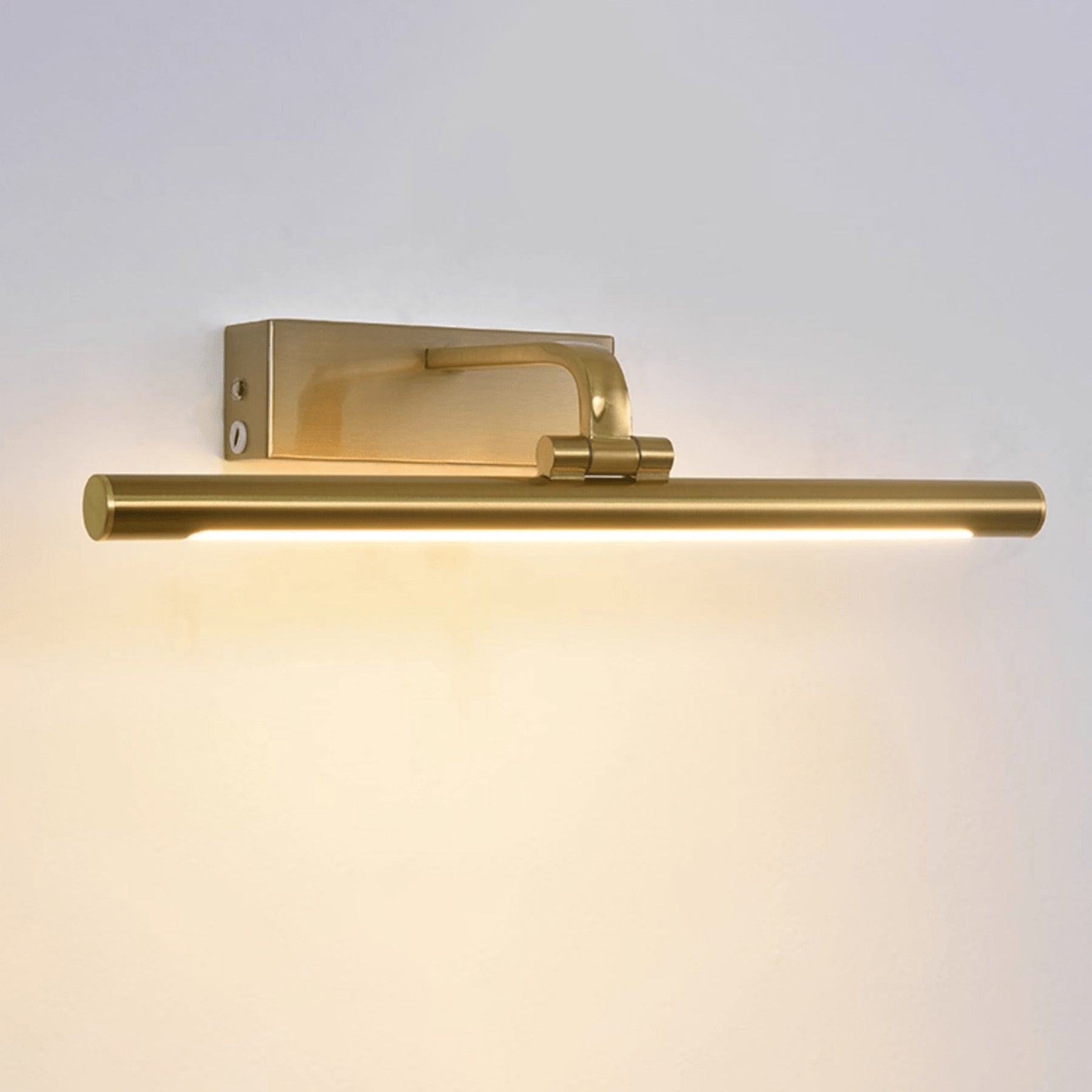 Contemporary Wrought Iron Wall Light With USB Power for Living Room in Gold — Ashbury Home & Living