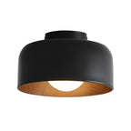 Modern Iron Semi-Flush Mount Ceiling Light for Living Room — Ashbury Home & Living