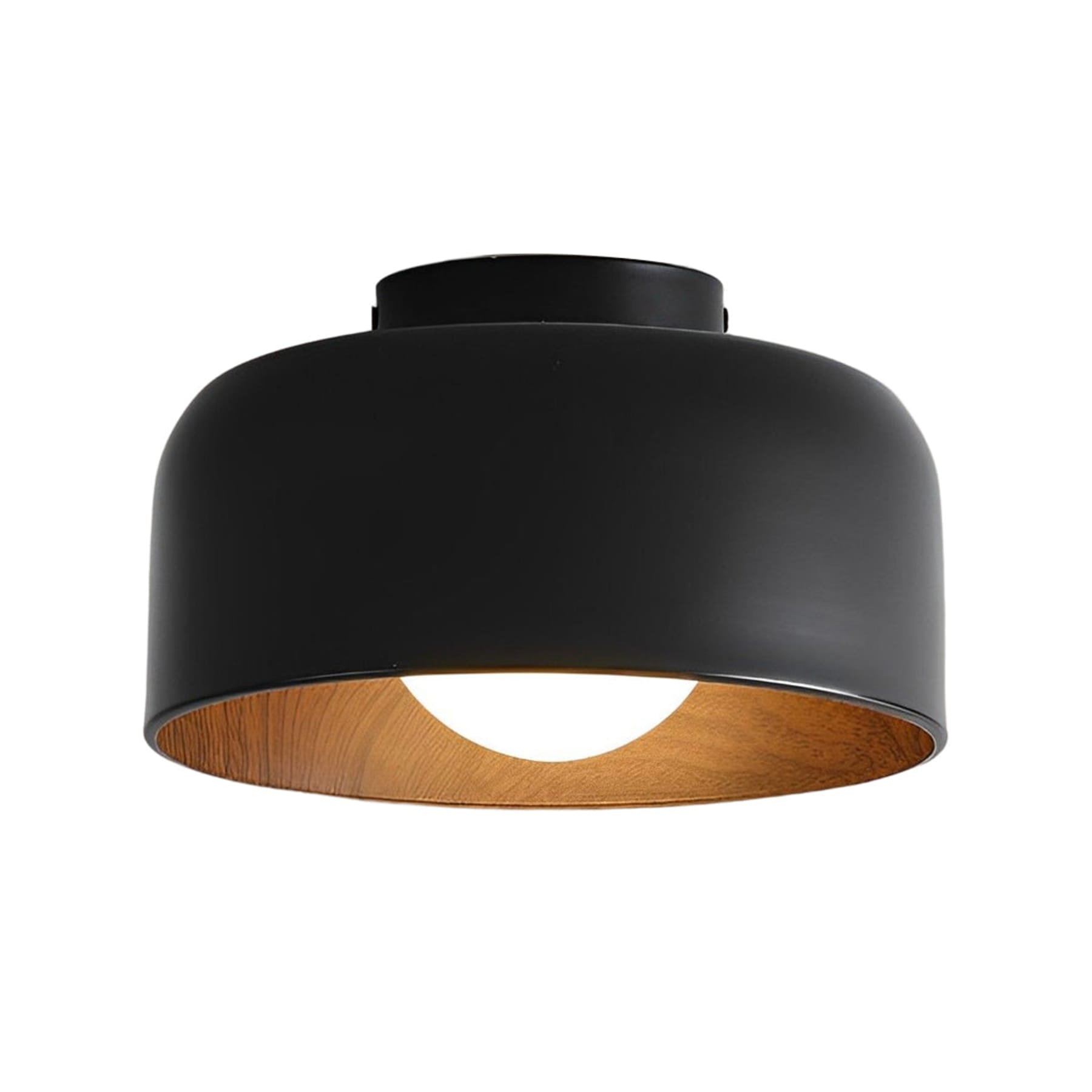 Modern Iron Semi-Flush Mount Ceiling Light for Living Room — Ashbury Home & Living