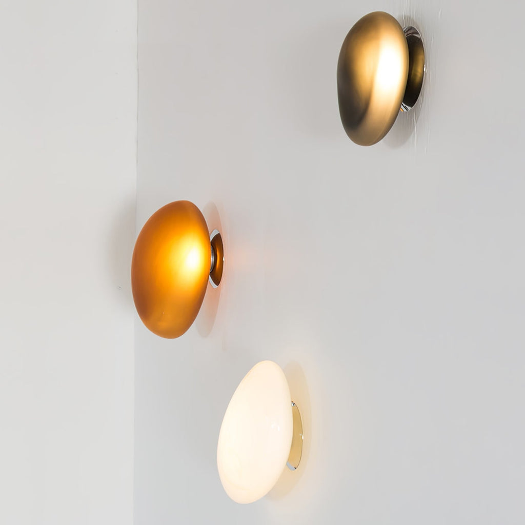 Modern Glass Wall Light With Warm Glass Shades — Ashbury Home & Living