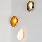 Modern Glass Wall Light With Warm Glass Shades — Ashbury Home & Living