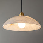 Modern Marble and Copper Pendant Light for Dining Room — Ashbury Home & Living