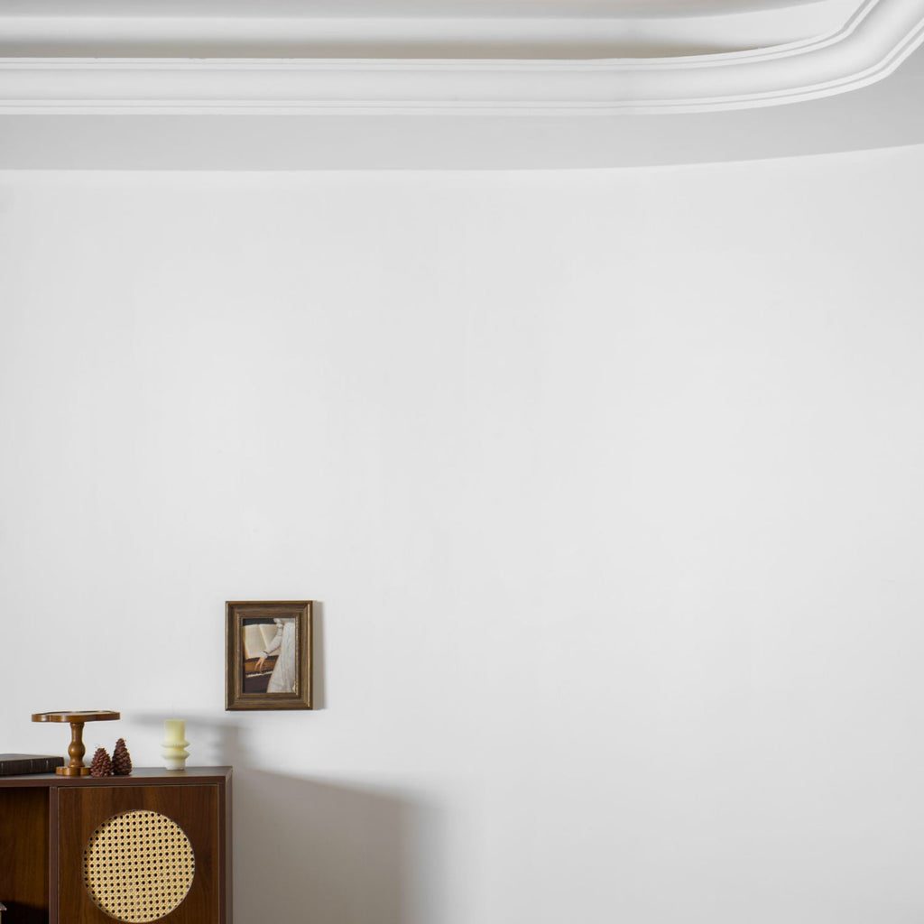 Modern Travertine Flush Mount Ceiling Light With Slim Profile — Ashbury Home & Living