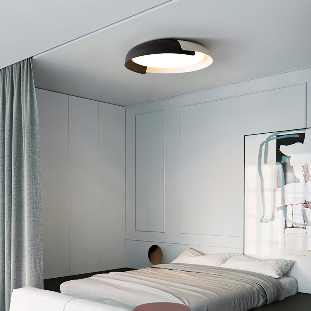 Modern Wood Flush Mount Ceiling Light for Living Room — Ashbury Home & Living