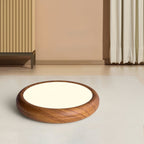 Scandinavian Wood Flush Mount Ceiling Light for Living Room — Ashbury Home & Living