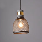 Industrial Concrete Pendant Light With Warm LED Glow in Model D ∅ 5.9″ x H 9.8″ / Dia 15cm x H 25cm — Ashbury Home & Living