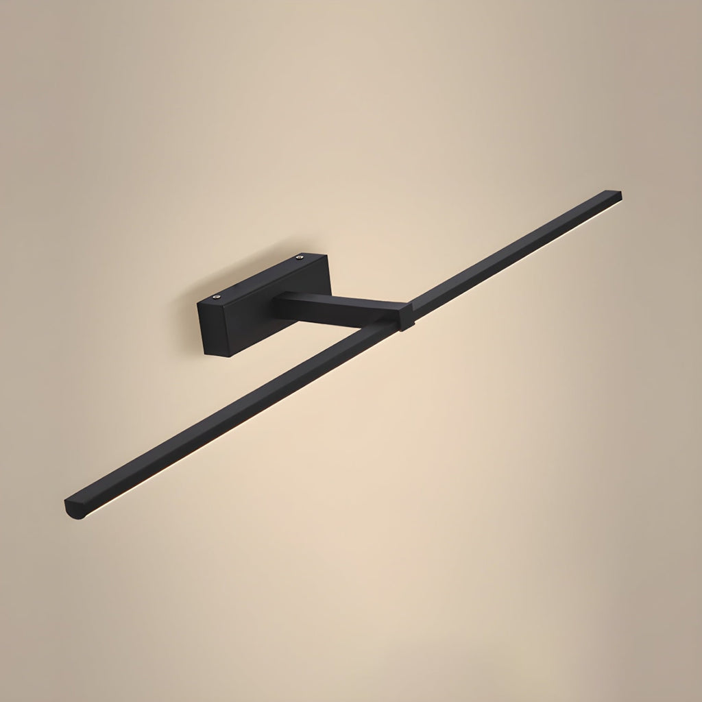 Modern Iron Linear Wall Light With Integrated LED for Hallway — Ashbury Home & Living