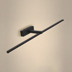 Modern Iron Linear Wall Light With Integrated LED for Hallway — Ashbury Home & Living
