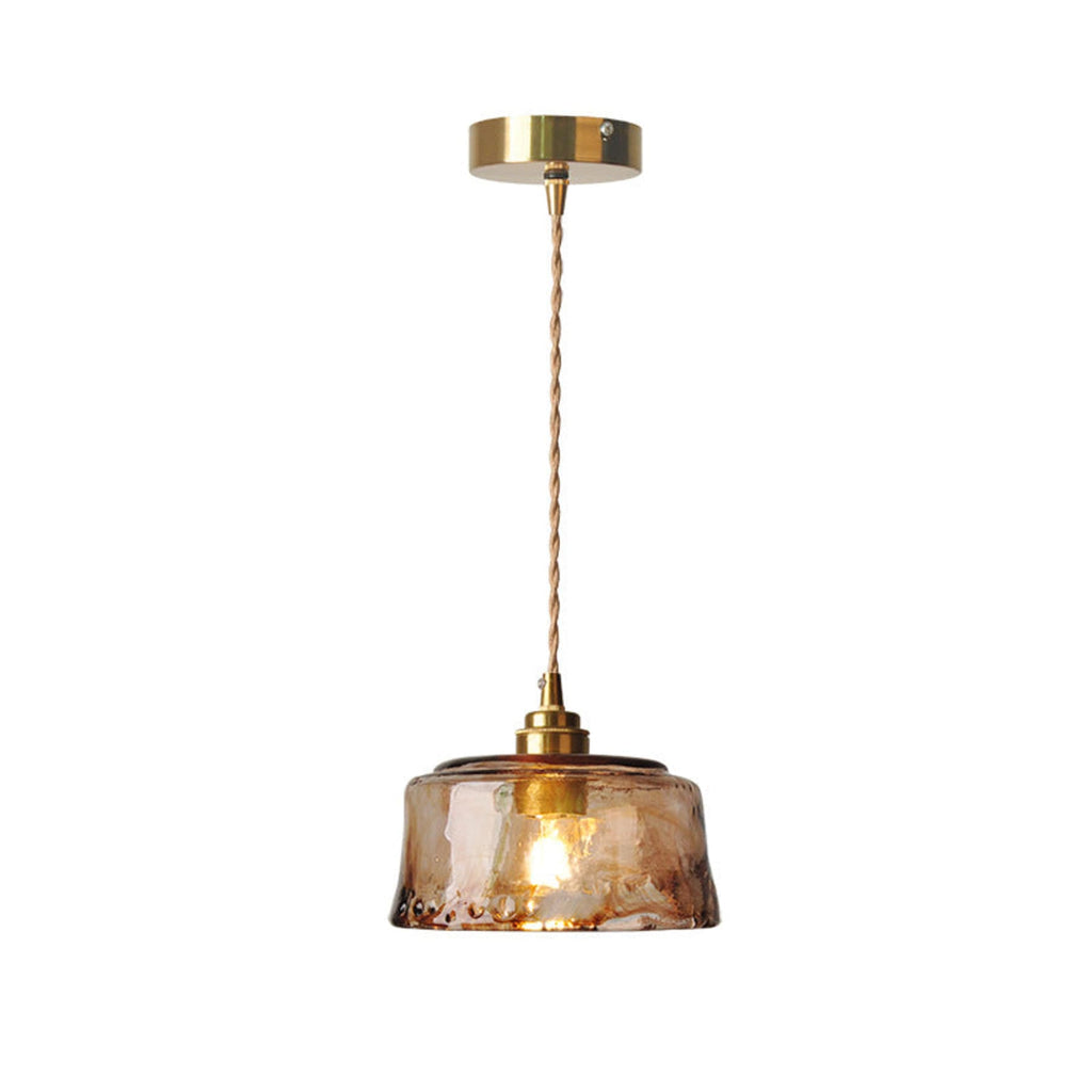 Modern Glass Pendant Light With Warm LED Glow — Ashbury Home & Living