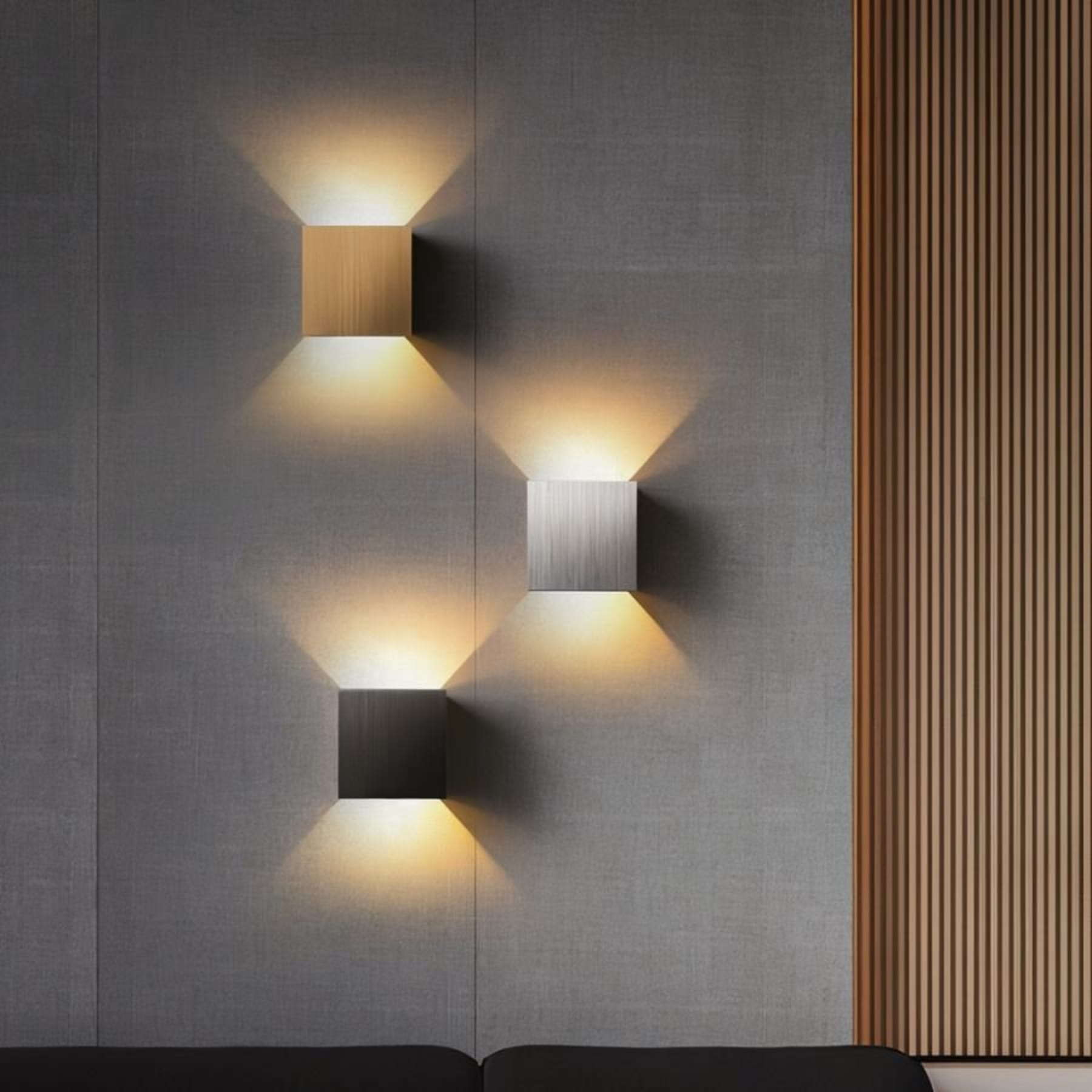 Modern Aluminium Wall Light for Living Room and Hallway — Ashbury Home & Living