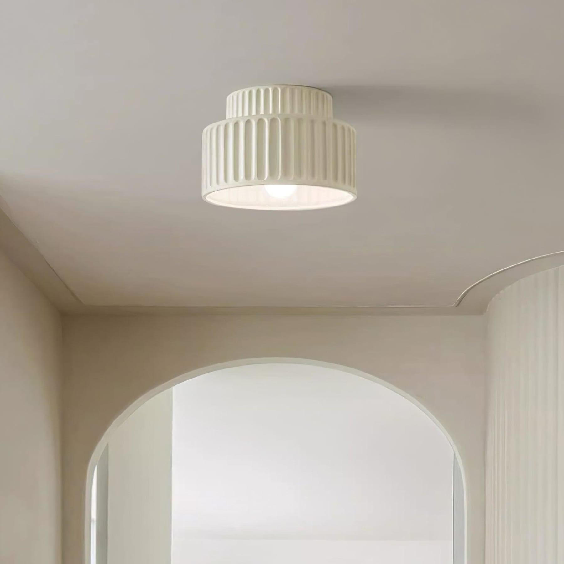Modern Semi-Flush Ceiling Light for Living Room and Bedroom — Ashbury Home & Living