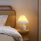 Bohemian Rattan Table Lamp With Tri-Colour Warm Light — Ashbury Home & Living