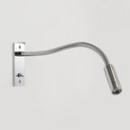 Modern Metal Wall Light for Bedroom and Home Office in Chrome — Ashbury Home & Living