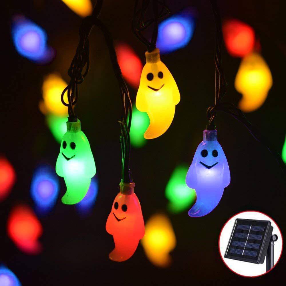 Halloween Ghost Fairy Lights LED String Lights Decorative Ghost Shaped Lights for Garden | Bedroom | Tree and Party Decoration