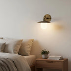 Contemporary Brass Wall Light for Living Room and Bedroom — Ashbury Home & Living