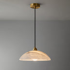 Modern Marble and Copper Pendant Light for Dining Room — Ashbury Home & Living
