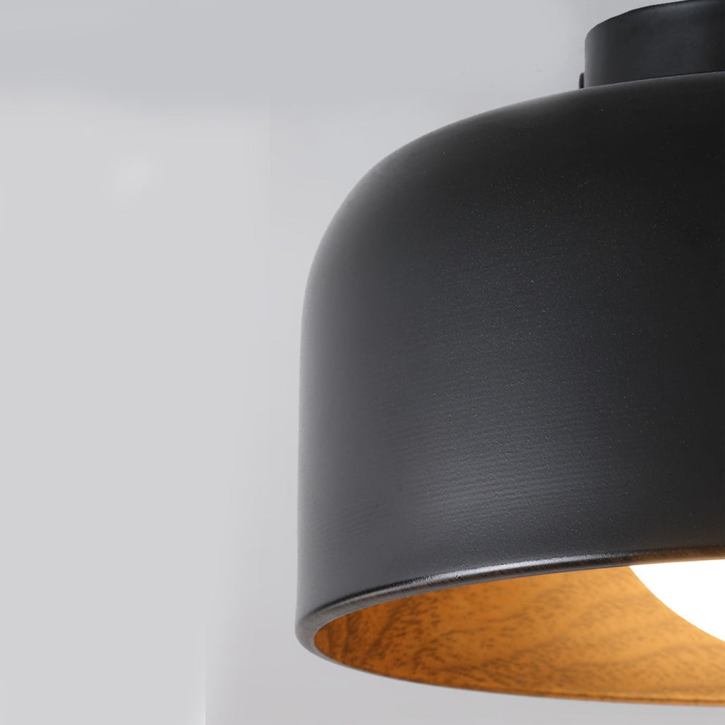 Modern Iron Semi-Flush Mount Ceiling Light for Living Room — Ashbury Home & Living