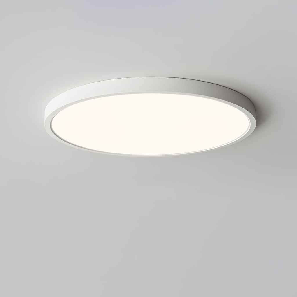 Minimalist Iron Flush Mount Ceiling Light With Slim Low-Profile Design — Ashbury Home & Living