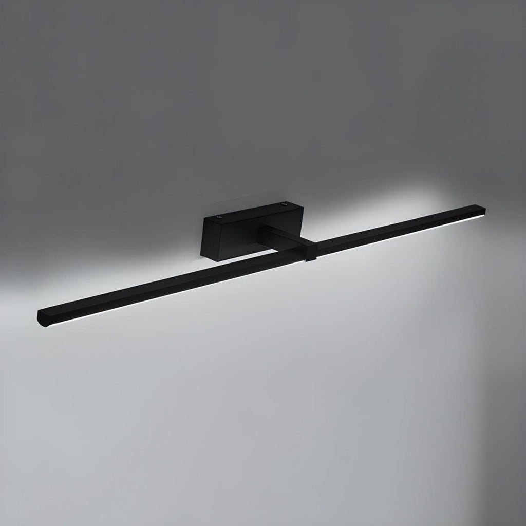 Modern Iron Linear Wall Light With Integrated LED for Hallway — Ashbury Home & Living