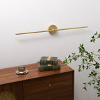 Minimalist Metal Linear Wall Light With Warm LED Glow — Ashbury Home & Living