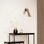 Modern Travertine Wall Light With Warm LED Glow — Ashbury Home & Living