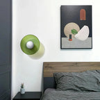 Scandinavian Glass Disc Ceiling Light With Flush Mount Design