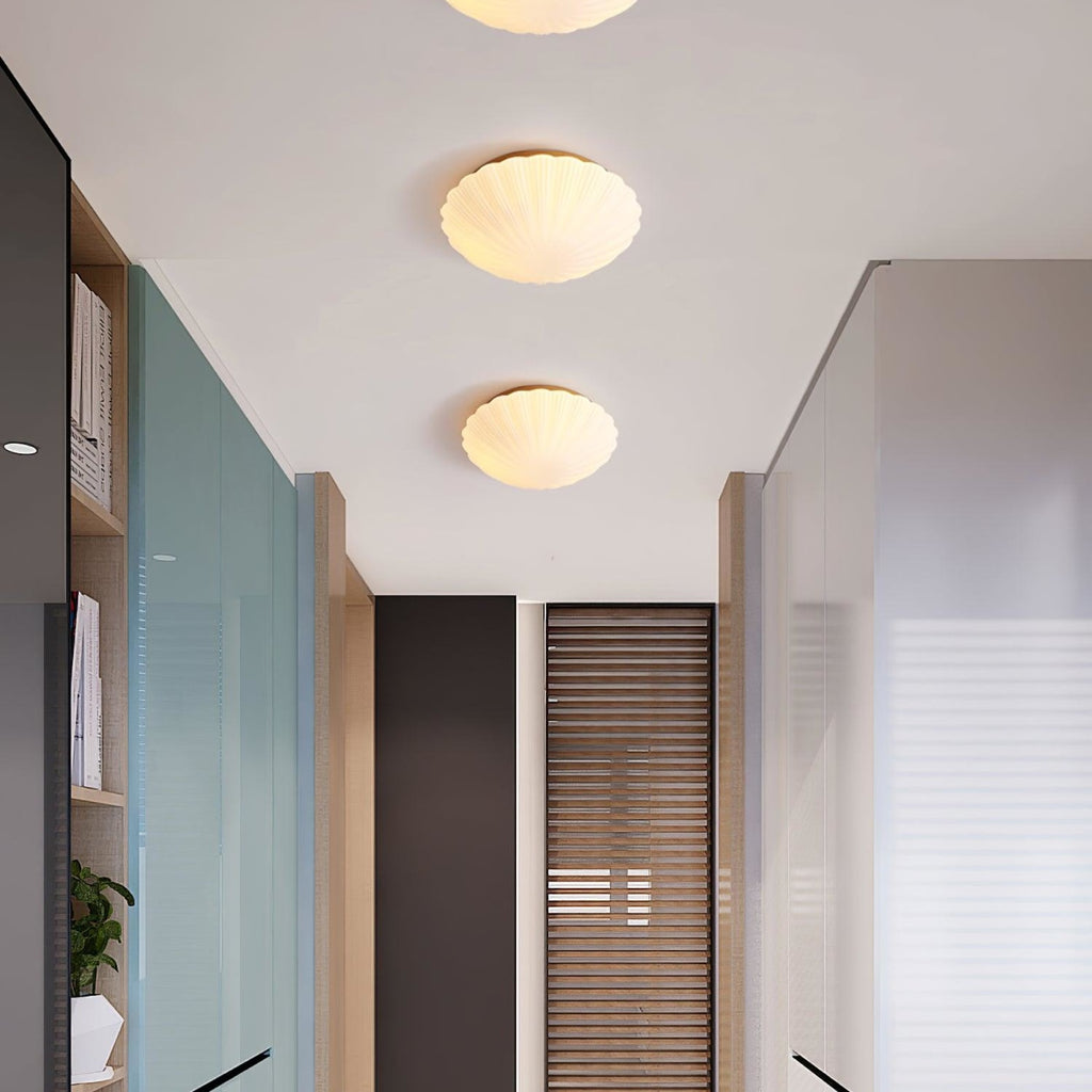 Modern Glass Flush Mount Ceiling Light — Ashbury Home & Living