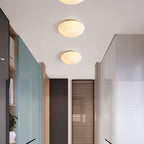 Modern Glass Flush Mount Ceiling Light — Ashbury Home & Living