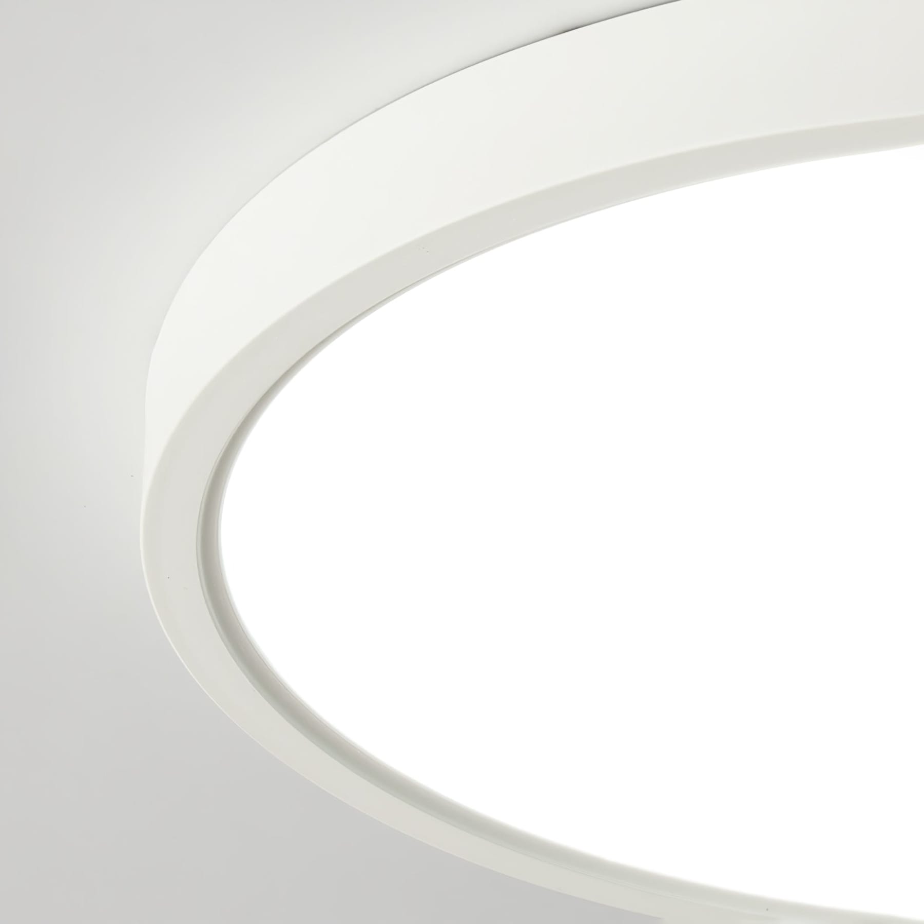 Minimalist Iron Flush Mount Ceiling Light With Slim Low-Profile Design — Ashbury Home & Living