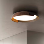 Modern Wood Flush Mount Ceiling Light for Living Room — Ashbury Home & Living