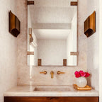 Modern Brass Wall Light With Warm LED Glow for Living Room — Ashbury Home & Living