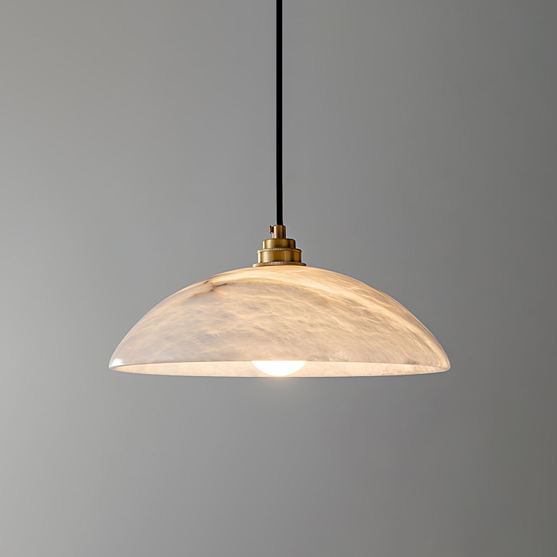 Modern Marble and Copper Pendant Light for Dining Room — Ashbury Home & Living