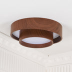 Scandinavian Wood Flush Mount Ceiling Light for Living Room — Ashbury Home & Living