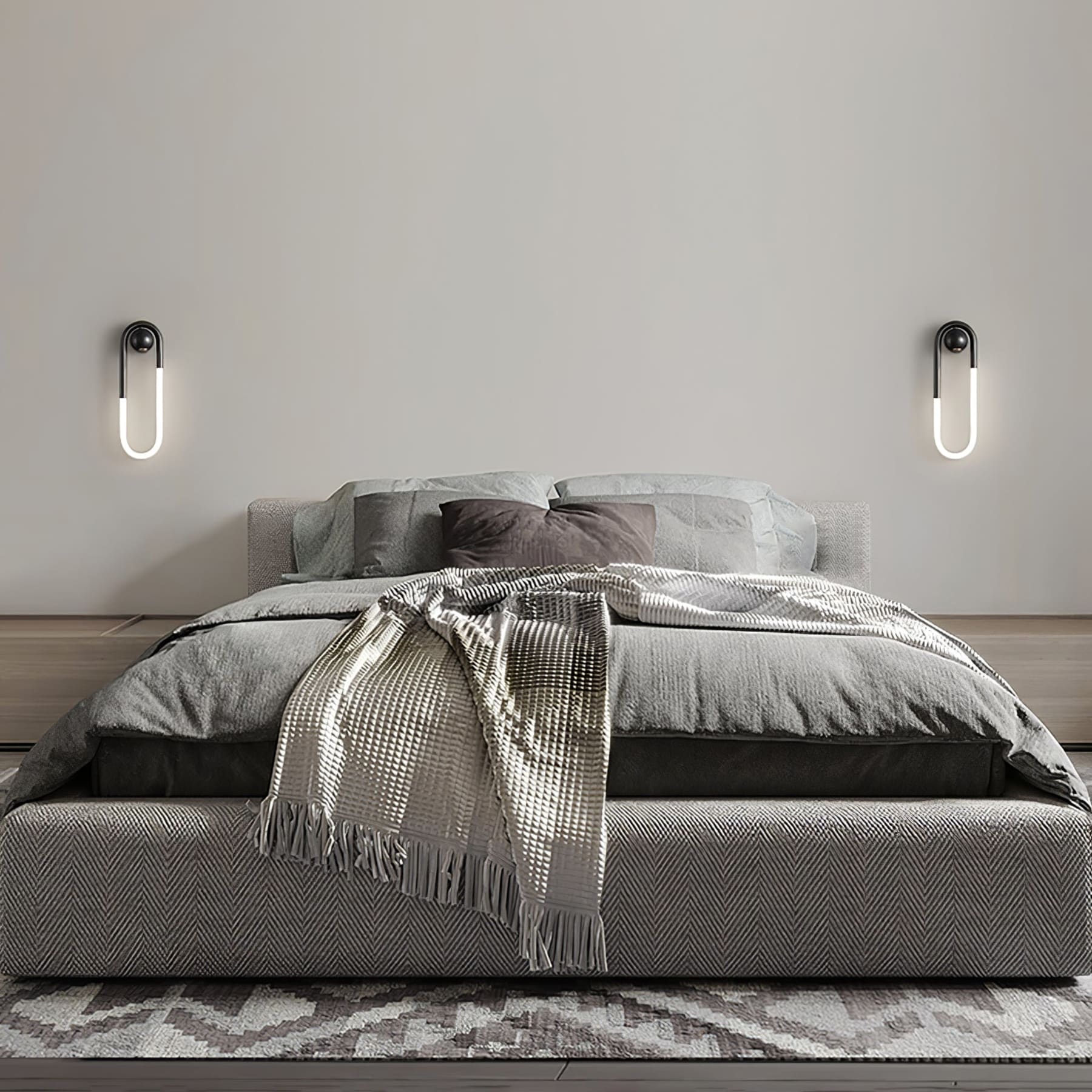 Minimalist Metal Wall Light for Living Room and Bedroom — Ashbury Home & Living