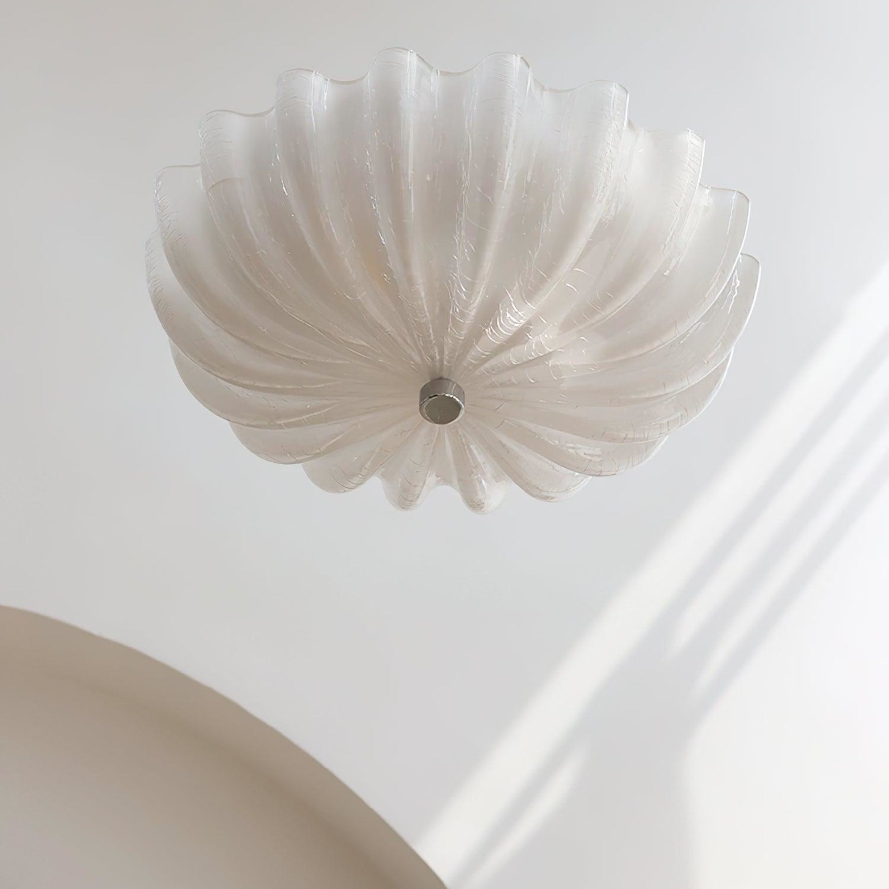 Vintage Glass Flush Mount Ceiling Light for Living Room — Ashbury Home & Living