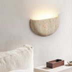 Modern Travertine Stone Wall Light for Living Room — Ashbury Home & Living