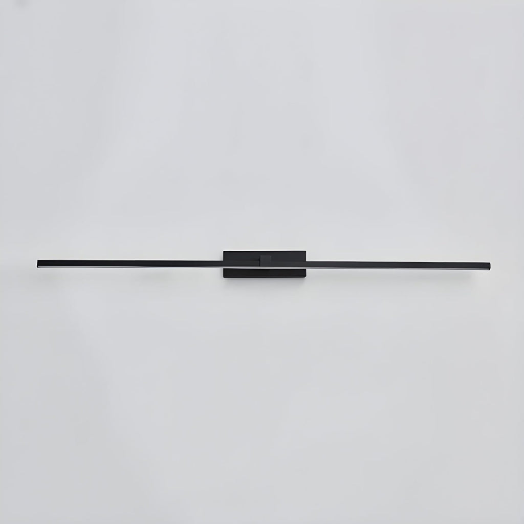 Modern Iron Linear Wall Light With Integrated LED for Hallway — Ashbury Home & Living