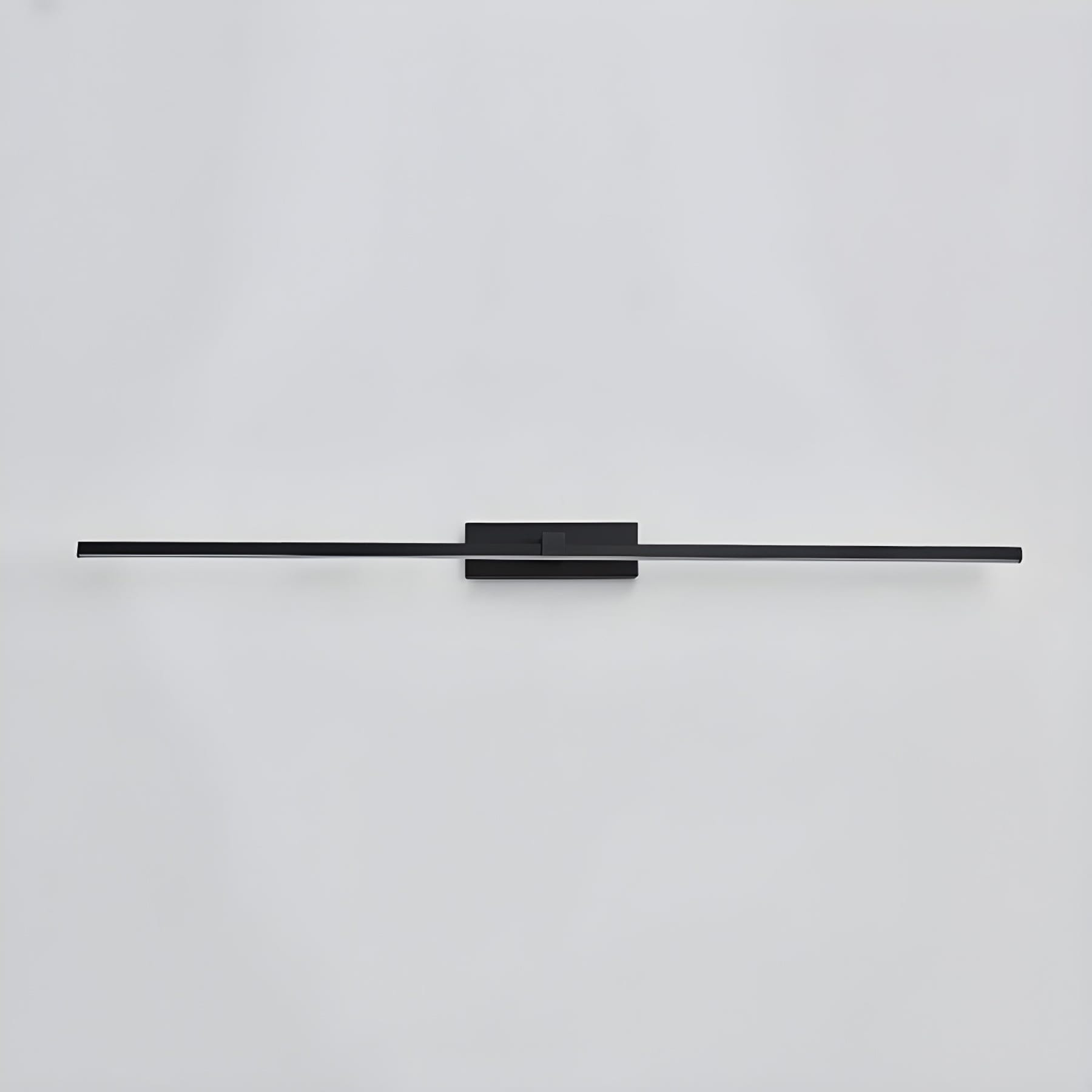 Modern Iron Linear Wall Light With Integrated LED for Hallway — Ashbury Home & Living