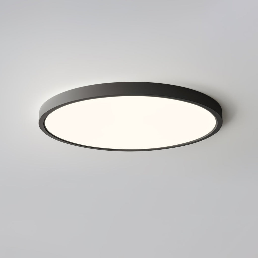 Minimalist Iron Flush Mount Ceiling Light With Slim Low-Profile Design — Ashbury Home & Living