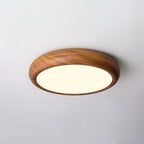 Scandinavian Wood Flush Mount Ceiling Light for Living Room — Ashbury Home & Living