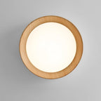 Scandinavian Wood Flush Mount Ceiling Light for Living Room — Ashbury Home & Living