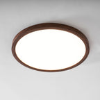 Minimalist Wood Flush Mount Ceiling Light With Slim Profile — Ashbury Home & Living
