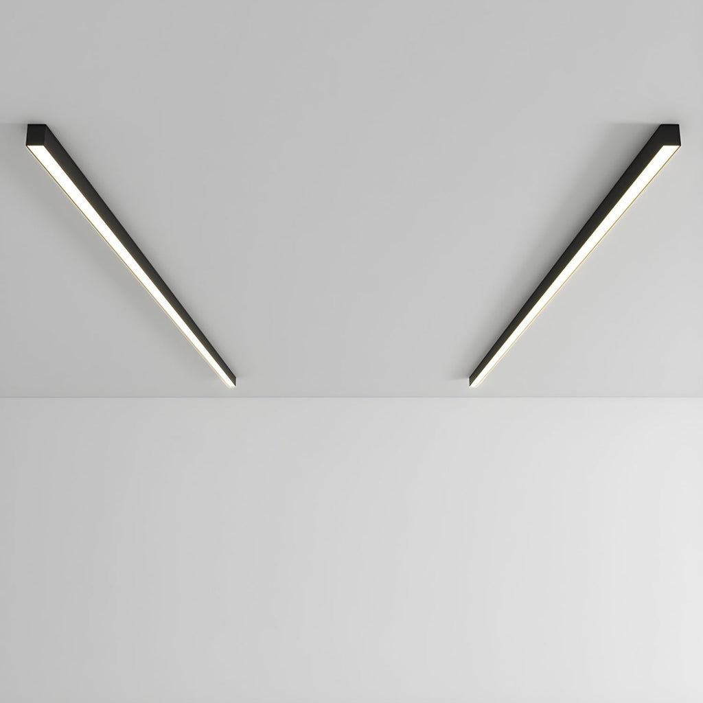 Minimalist Linear Metal Ceiling Light for Living Room — Ashbury Home & Living