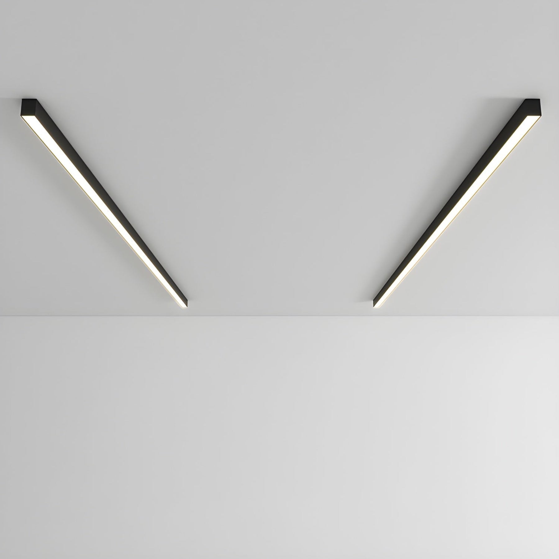 Minimalist Linear Metal Ceiling Light for Living Room — Ashbury Home & Living
