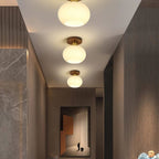 Modern Solid Wood Semi-Flush Ceiling Light for Living Room — Ashbury Home & Living