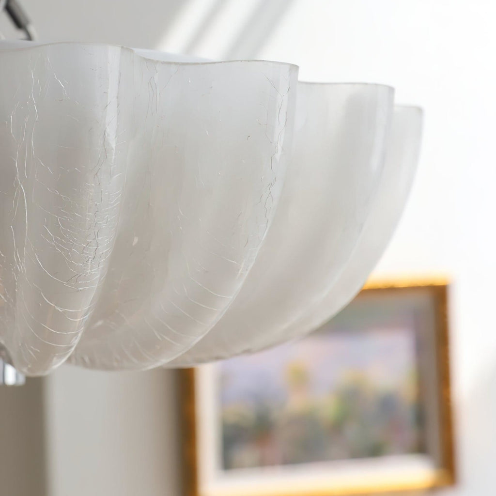 Vintage Glass Flush Mount Ceiling Light for Living Room — Ashbury Home & Living
