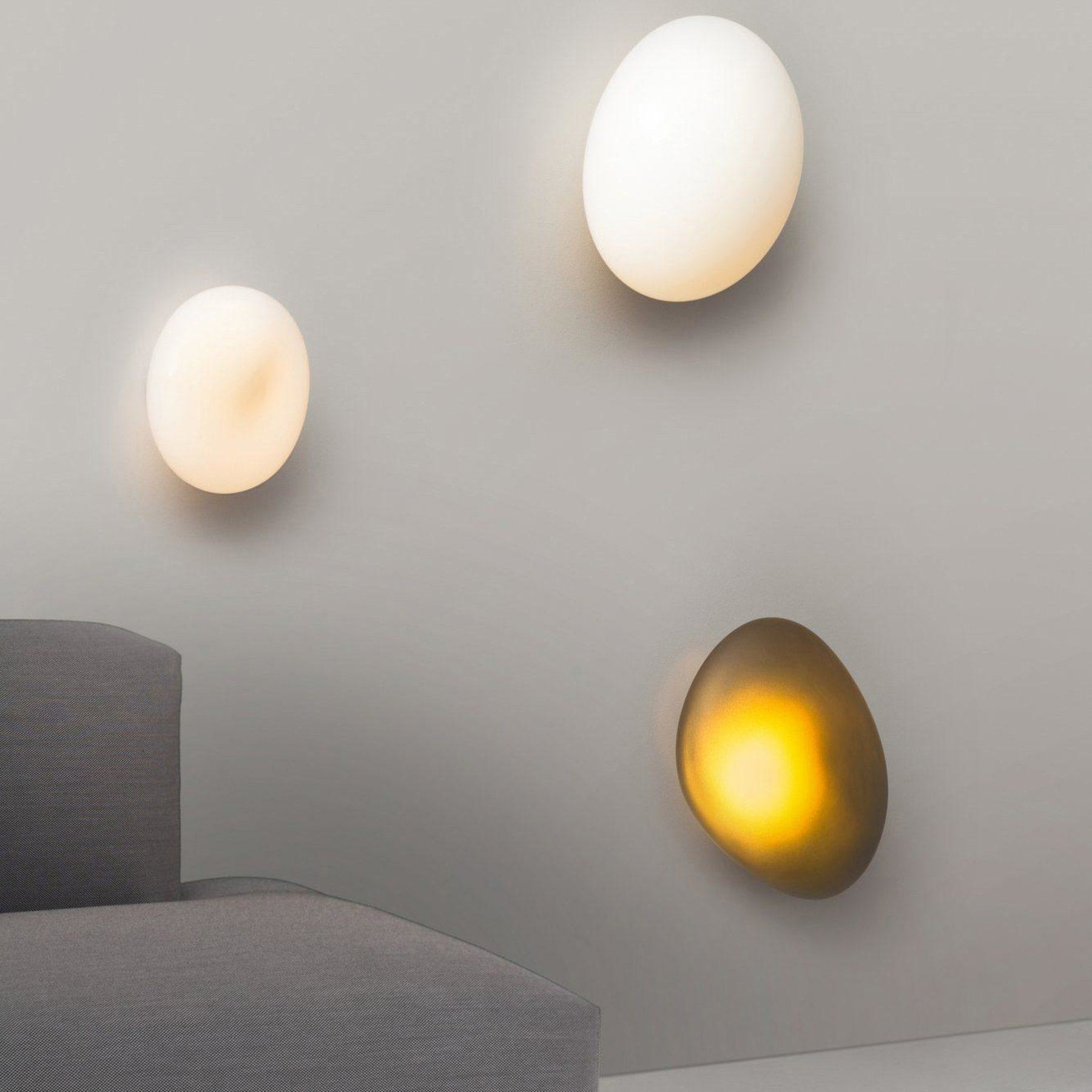 Modern Glass Wall Light With Warm Glass Shades — Ashbury Home & Living