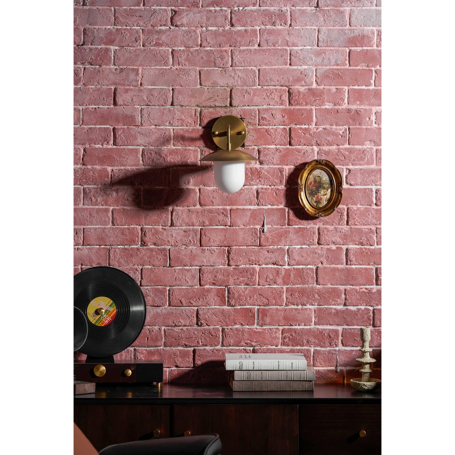 Contemporary Brass Wall Light for Living Room and Bedroom — Ashbury Home & Living