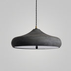 Contemporary Iron Pendant Light With Warm LED Glow in D 30cm x H 15cm / ∅ 11.8″ x H 5.9″ — Ashbury Home & Living